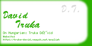 david truka business card